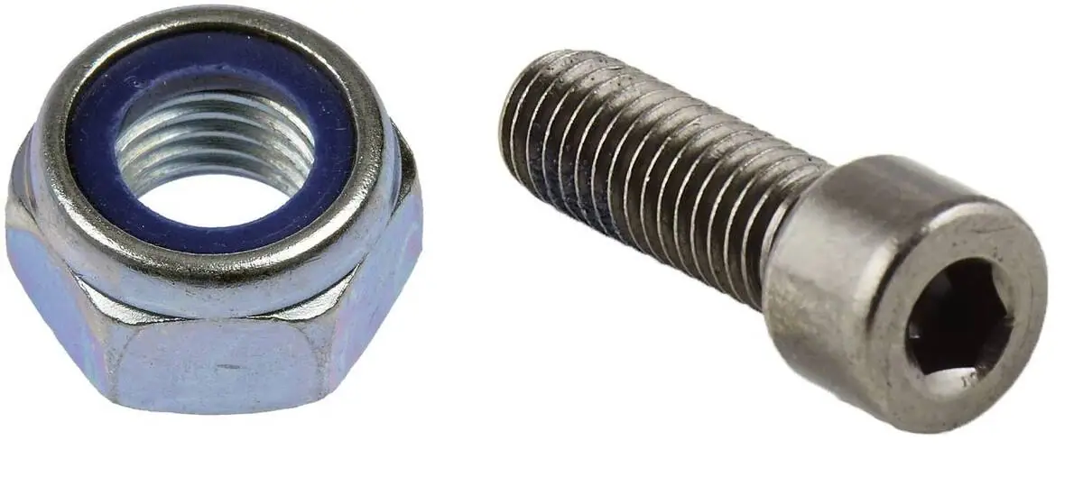 Bike Seat Abrazadera Tornillo Y Tuerca