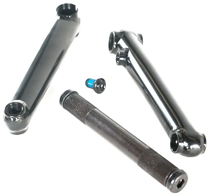 Tubular 3-Piece 48-Spline BMX Cranks